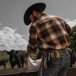 Men's True Grit Flannel | Color: Brown