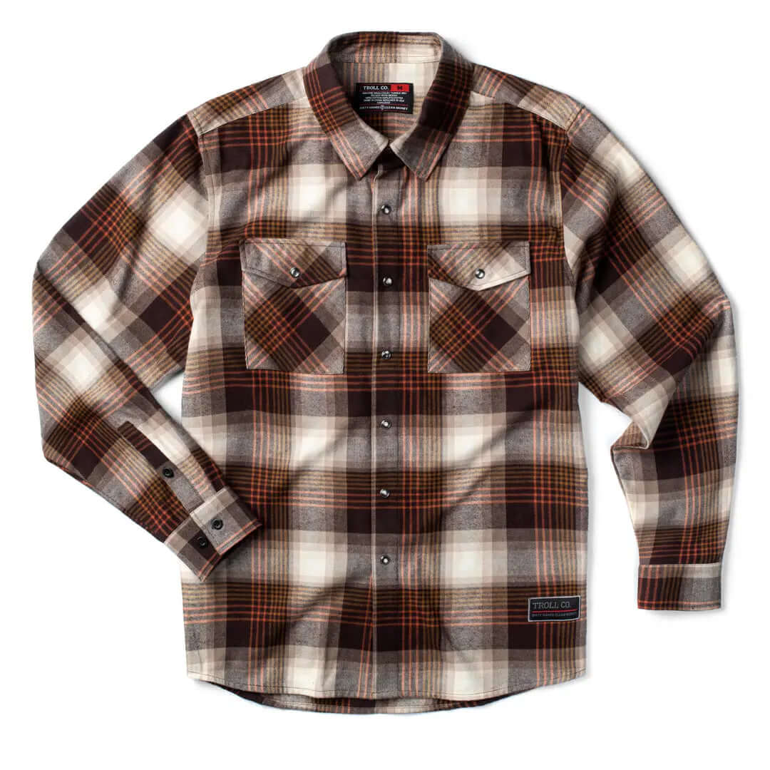 Men's True Grit Flannel | Color: Brown