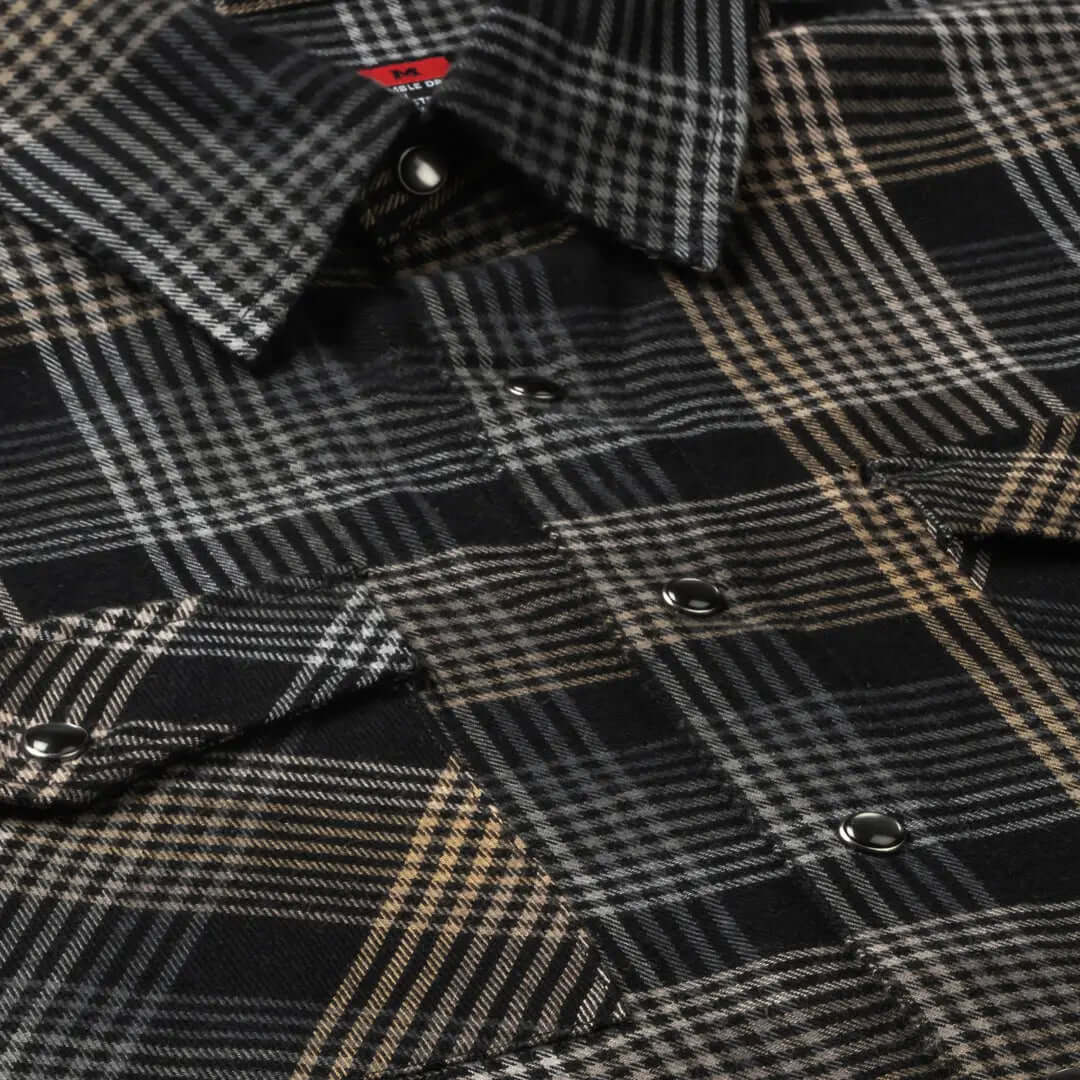 Men's Garibaldi Flannel | Color: Black