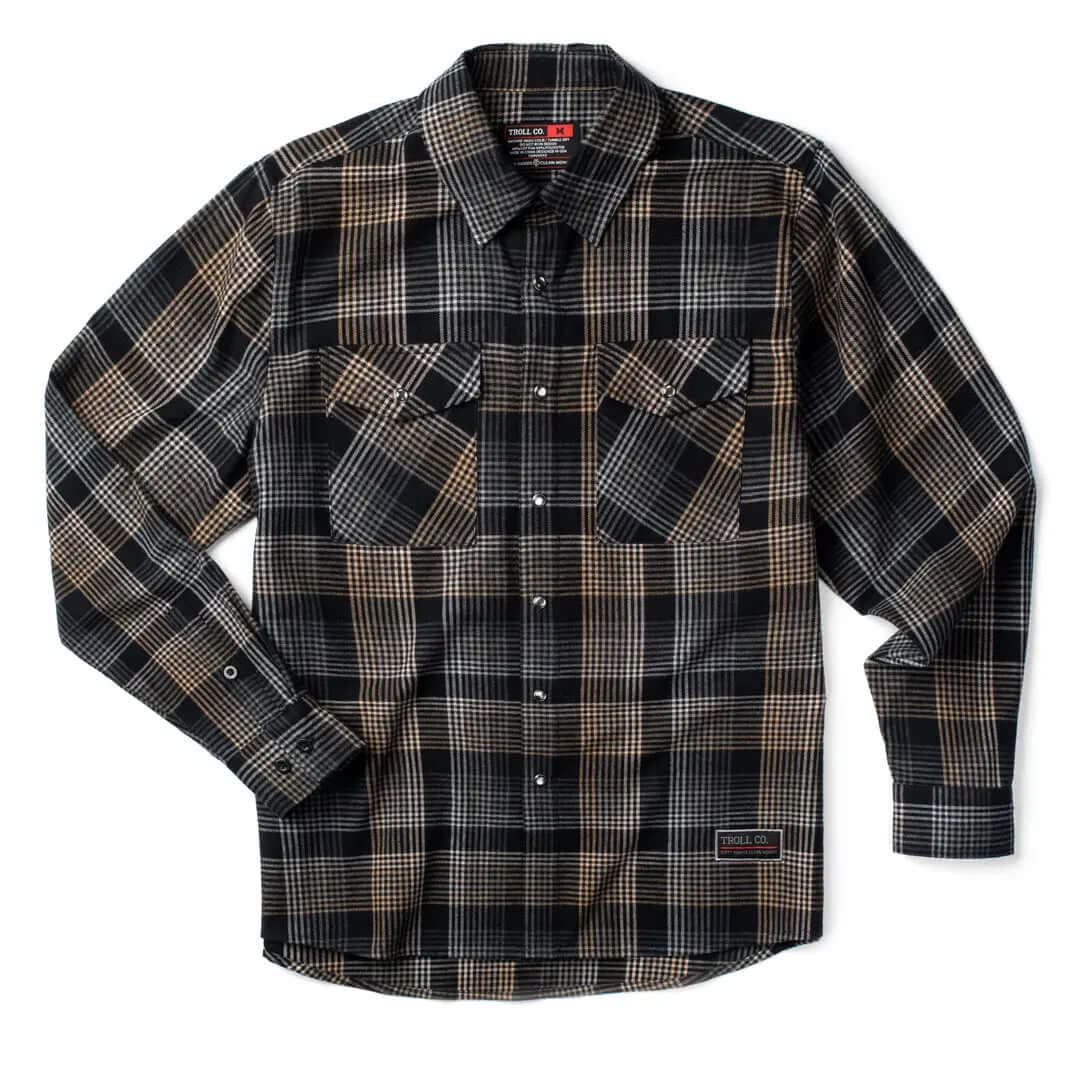 Men's Garibaldi Flannel | Color: Black