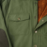 Men's Solid State Sherpa Lined Jacket | Color: Olive / Black