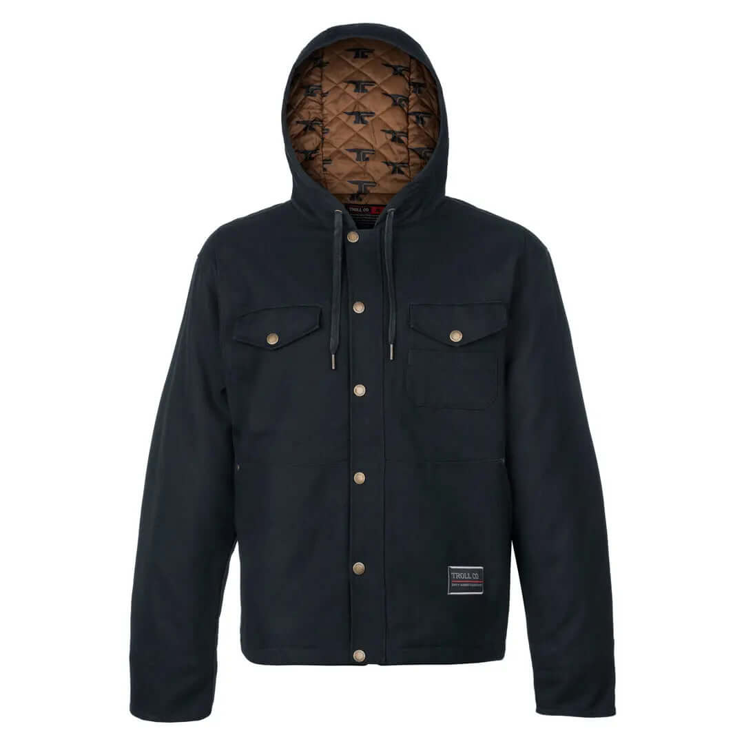 Men's Toro Insulated Canvas Jacket | Color: Black / Saddle