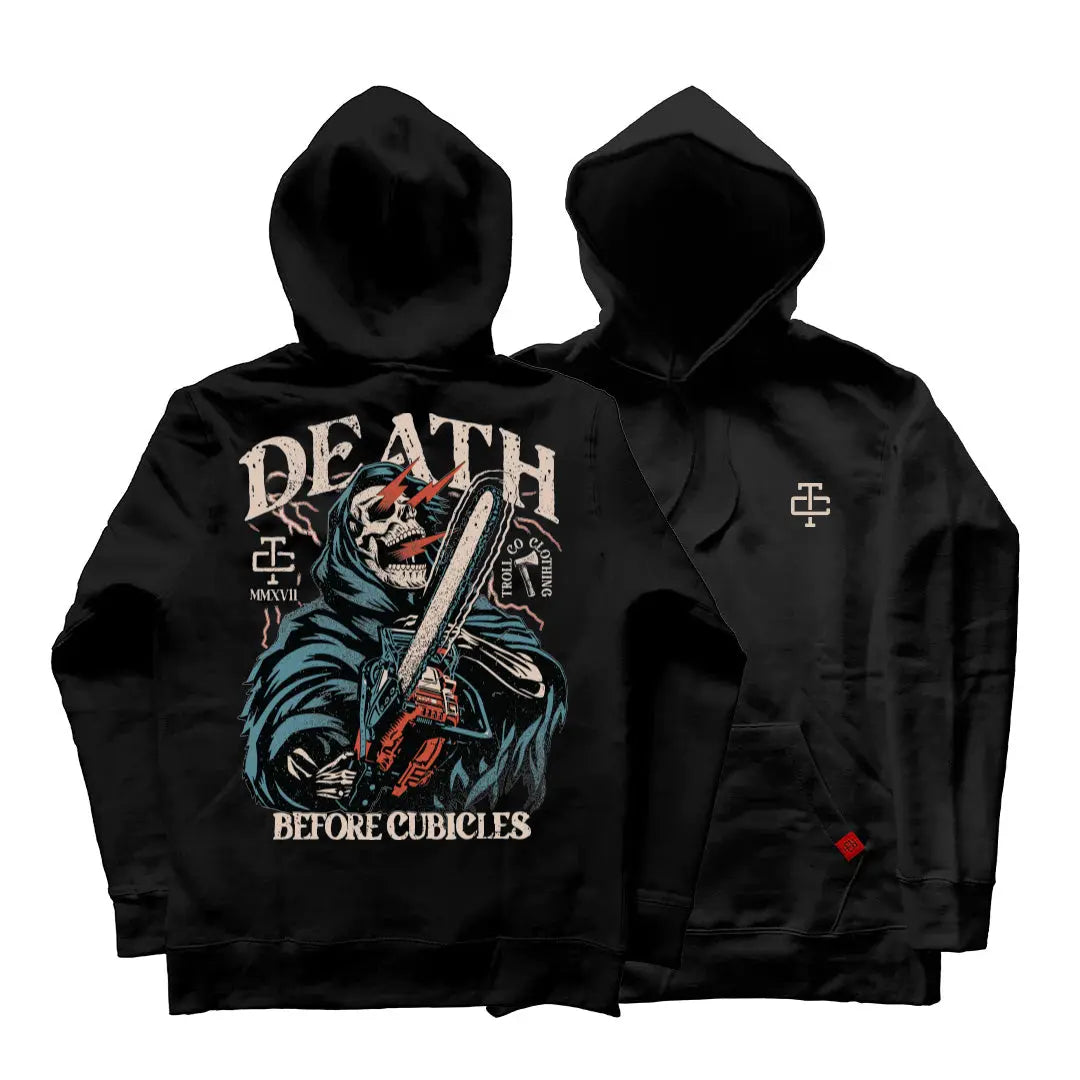 Troll Co. Full Throttle Hoodie in Black