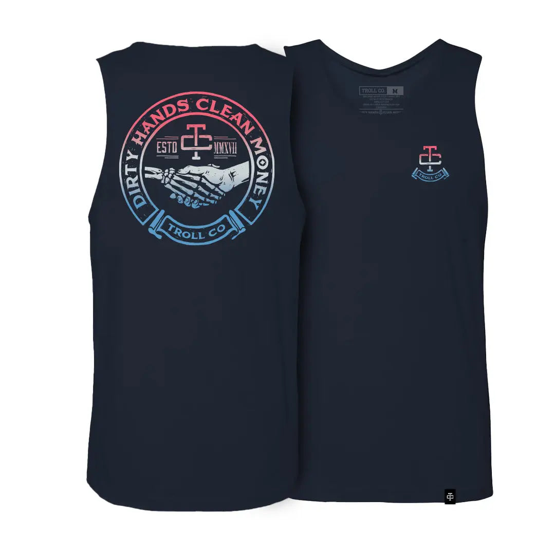 Troll Co. Haggler Tank Top in Navy