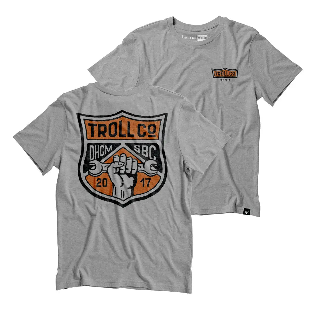 Troll Co. TC Shield Tee in Nickel