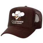 DHCM Savage Curved Brim Trucker Hat | Color: Brown