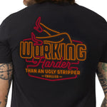 Men's WHUS Neon T-Shirt | Color: Black