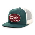 Greaser Flat Brim Trucker Hat | Color: Spruce