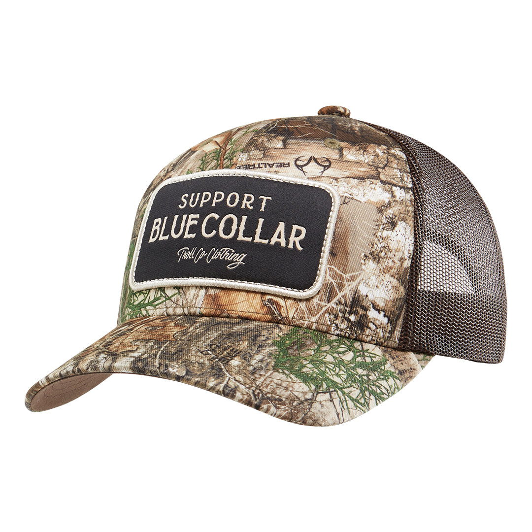 SBC Realtree Barricade Curved Brim Trucker Hat | Color: Real Tree