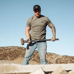 Men's DHCM Molten T-Shirt | Color: Military Green