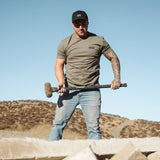 Men's DHCM Molten T-Shirt | Color: Military Green