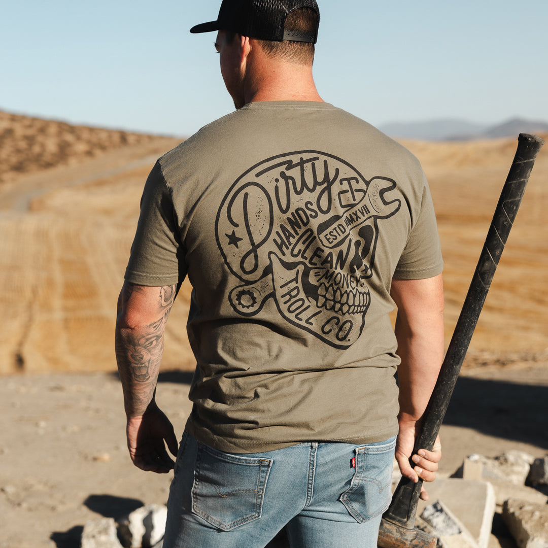 Men's DHCM Molten T-Shirt | Color: Military Green