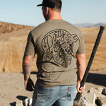 Men's DHCM Molten T-Shirt | Color: Military Green