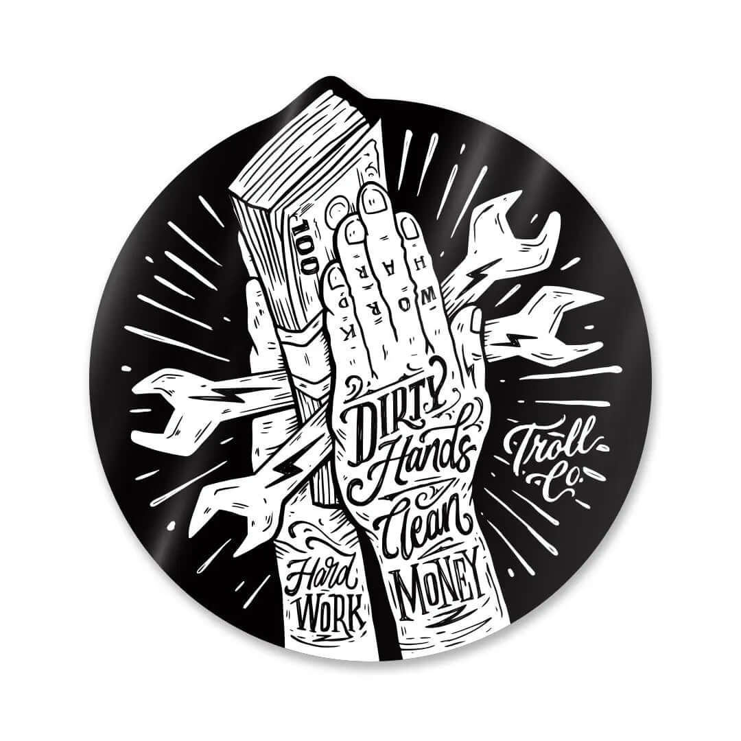 DHCM Hard Work Sticker |