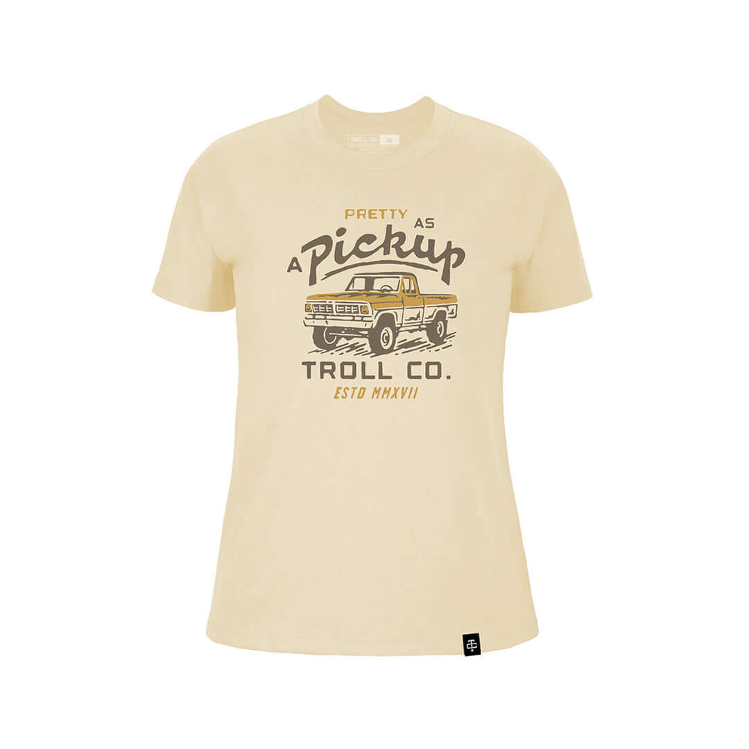 Women's Pretty as a Pickup T-Shirt | Color: Natural
