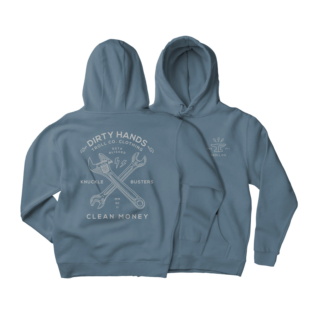 Men's DHCM Twisting Wrenches Hoodie | Color: Slate Blue