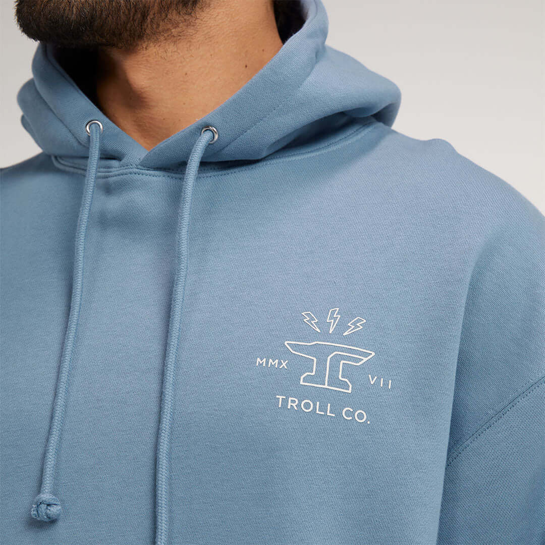 Men's DHCM Twisting Wrenches Hoodie | Color: Slate Blue