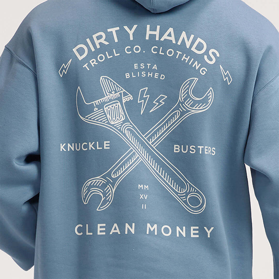 Men's DHCM Twisting Wrenches Hoodie | Color: Slate Blue