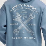 Men's DHCM Twisting Wrenches Hoodie | Color: Slate Blue