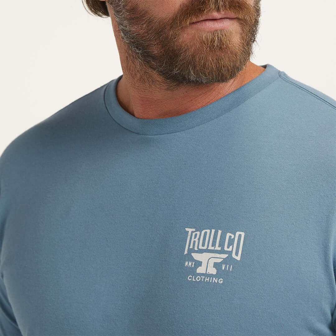 Men's Pay Me T-Shirt | Color: Slate Blue