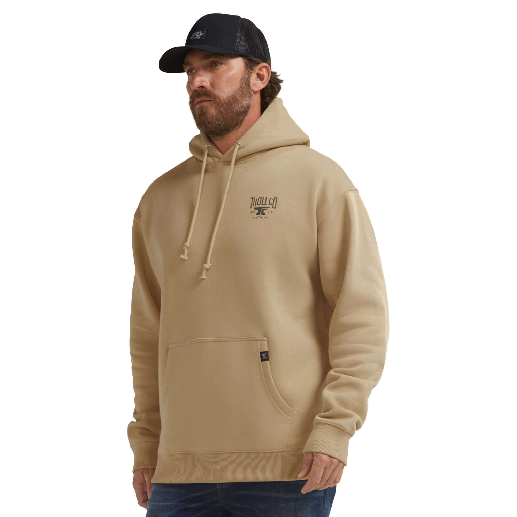 Men's Pay Me Hoodie | Color: Tan