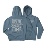 Men's Pay Me Hoodie | Color: Slate Blue
