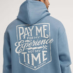 Men's Pay Me Hoodie | Color: Slate Blue