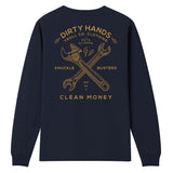 Men's DHCM Twisting Wrenches Long Sleeve | Color: Navy