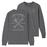 Men's DHCM Twisting Wrenches Long Sleeve - Color: Charcoal Heather