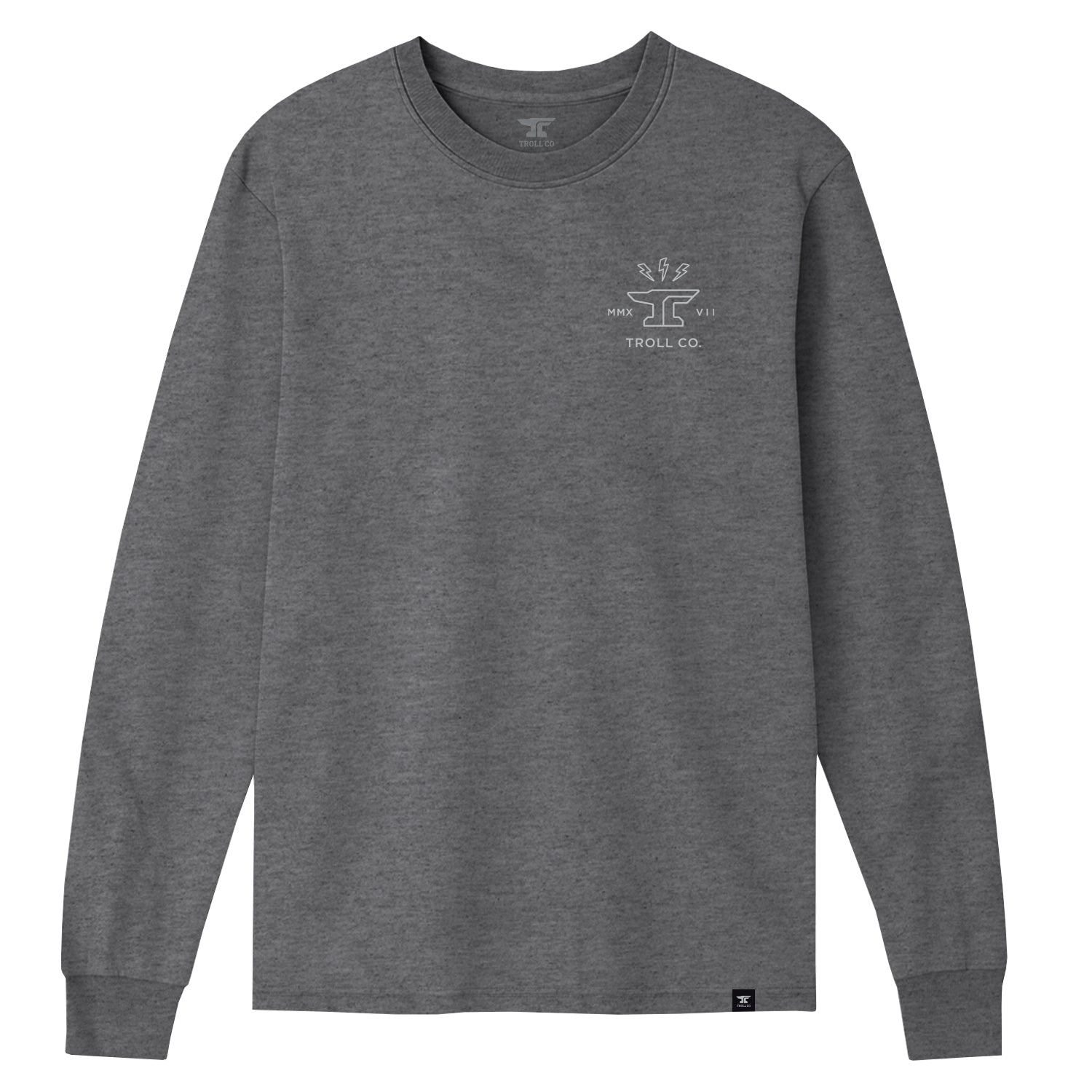 Men's DHCM Twisting Wrenches Long Sleeve - Color: Charcoal Heather