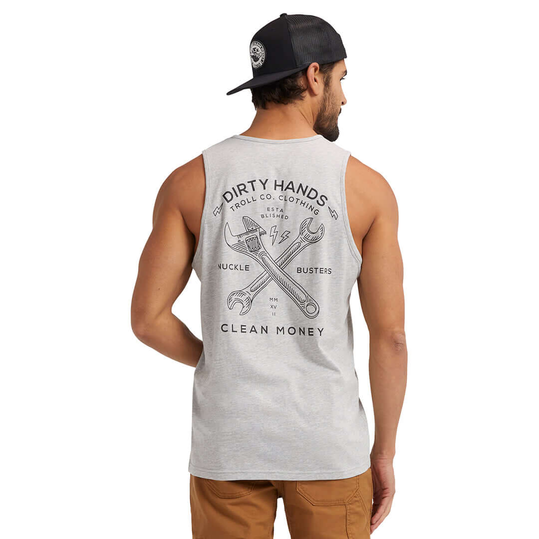Men's DHCM Twisting Wrenches Tank | Color: Gray Heather