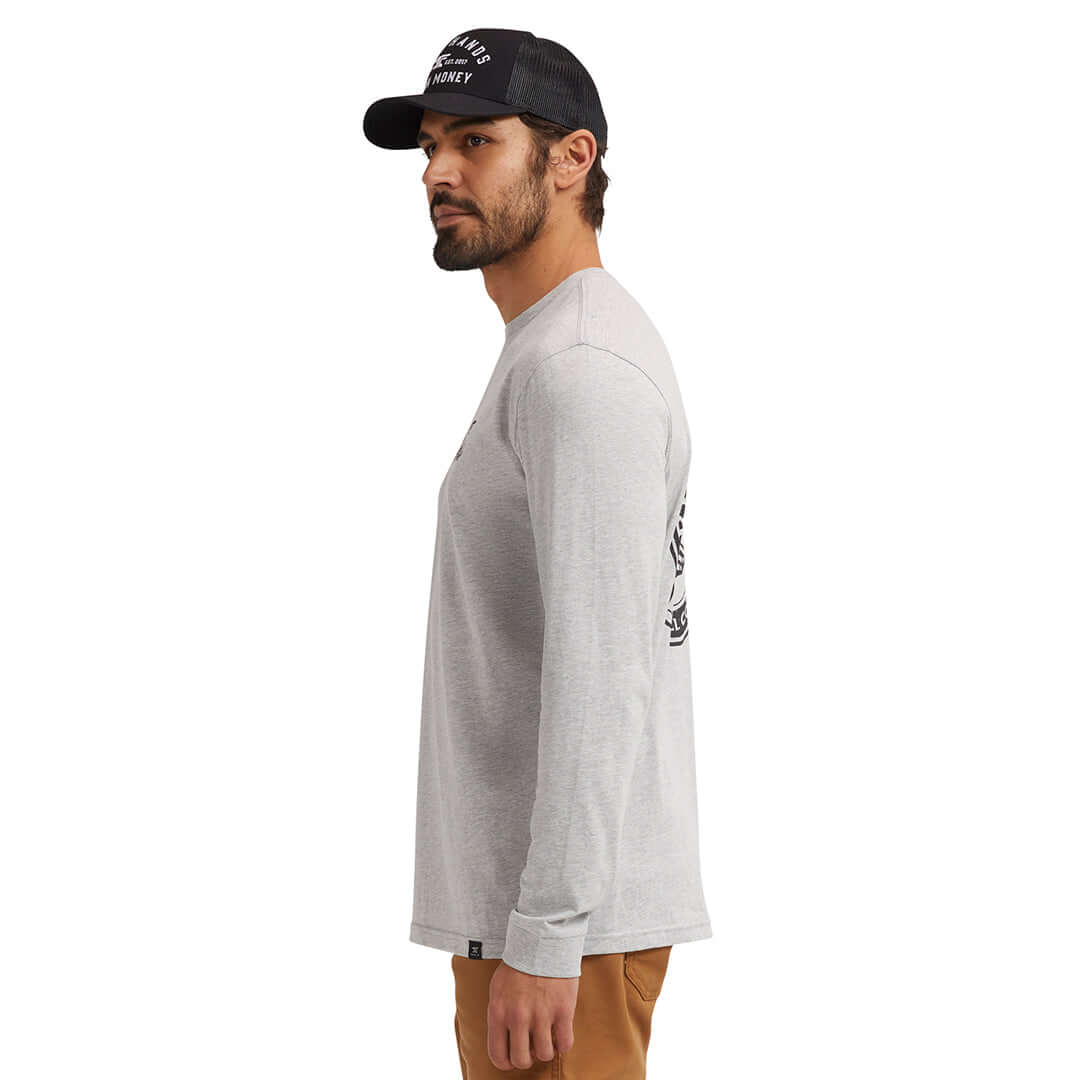 Men's DHCM Haggler Long Sleeve | Color: Gray Heather