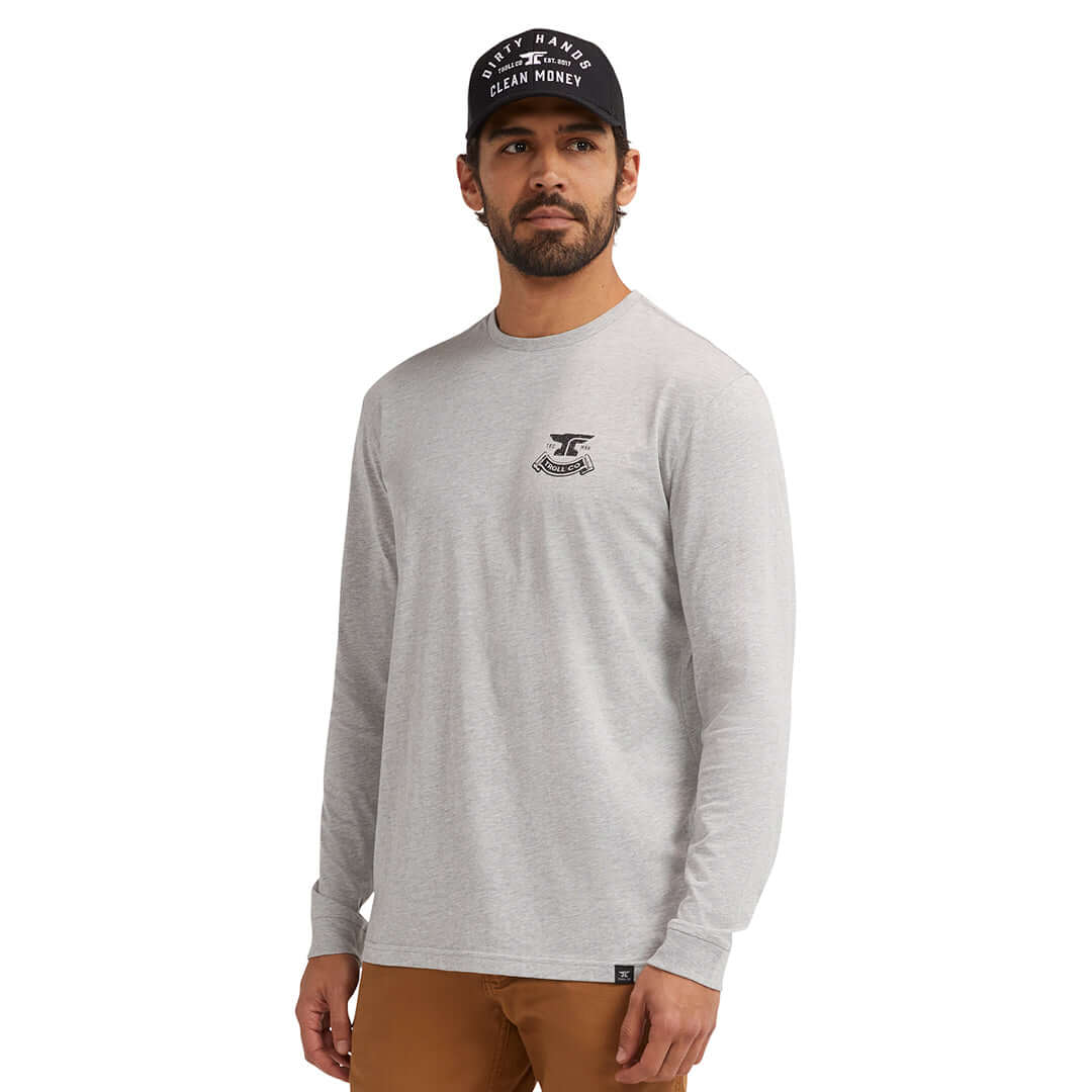 Men's DHCM Haggler Long Sleeve | Color: Gray Heather