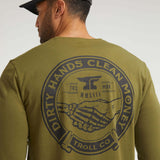 Men's DHCM Haggler Long Sleeve - Color: Military Green