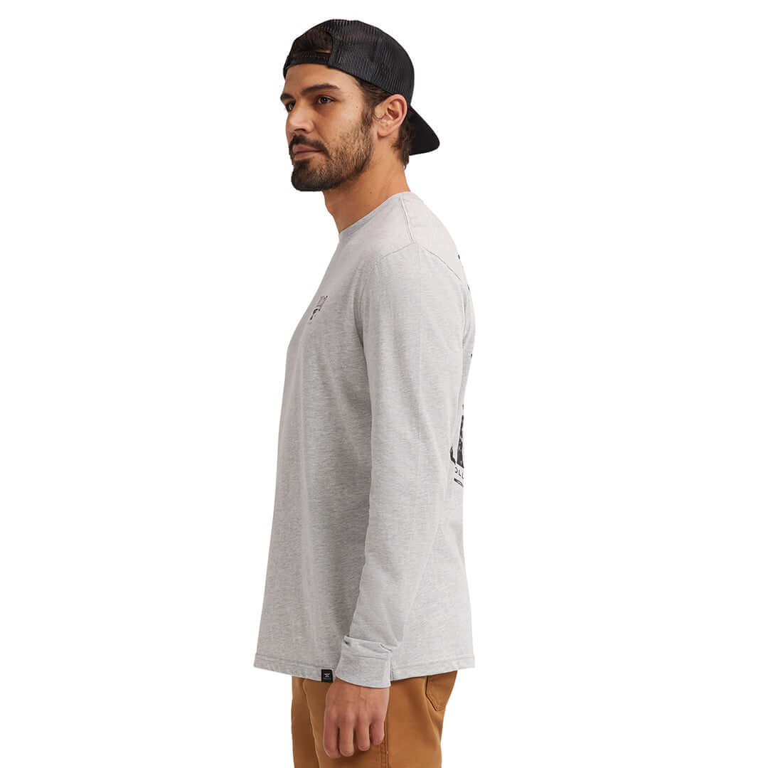 Men's Pay Me Long Sleeve - Color: Gray Heather