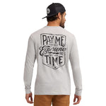 Men's Pay Me Long Sleeve - Color: Gray Heather