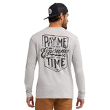 Men's Pay Me Long Sleeve - Color: Gray Heather