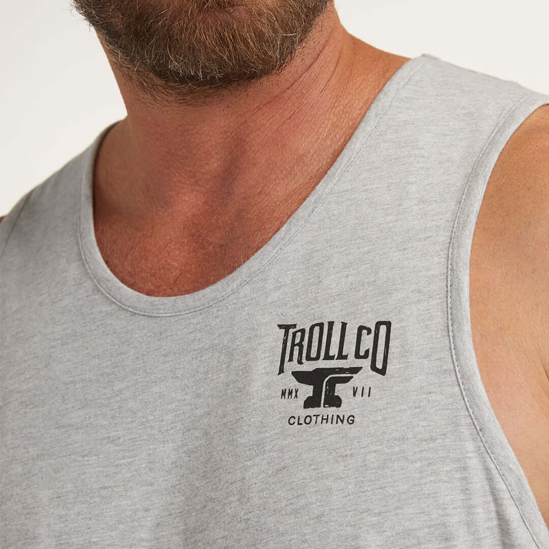 Men's Pay Me Tank | Color: Gray Heather