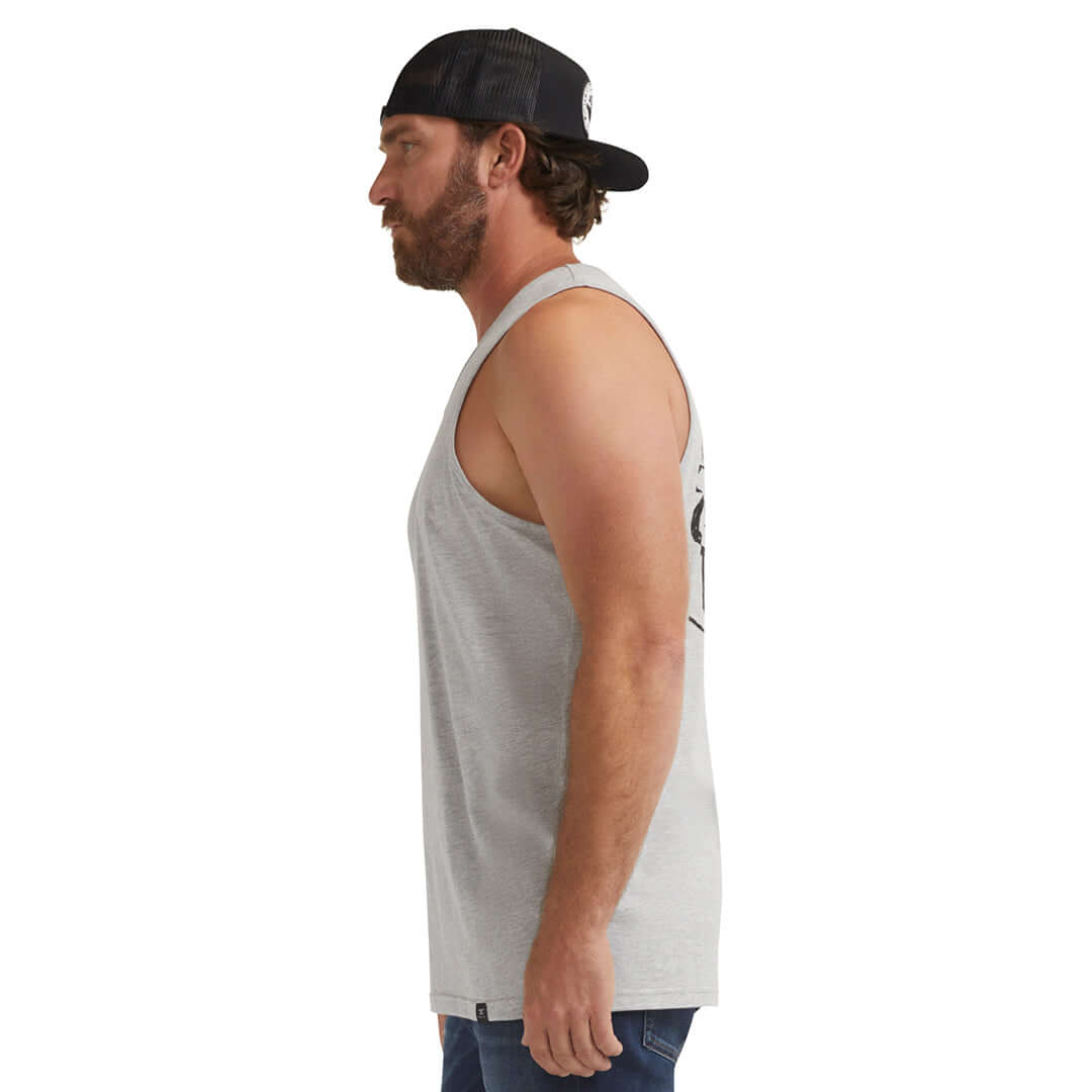 Men's Pay Me Tank | Color: Gray Heather