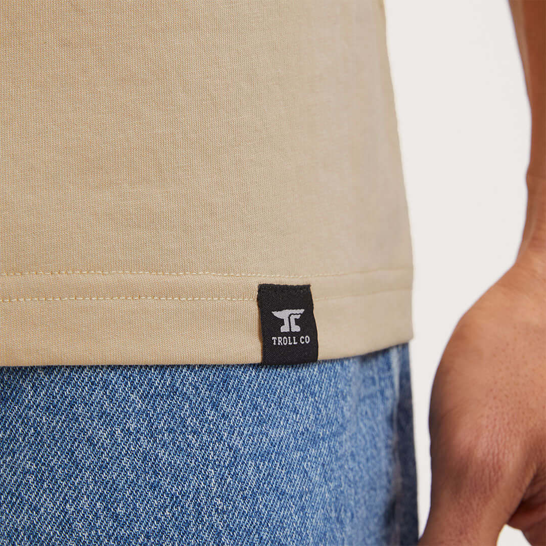 Men's SBC Banner T-Shirt | Color: Tan