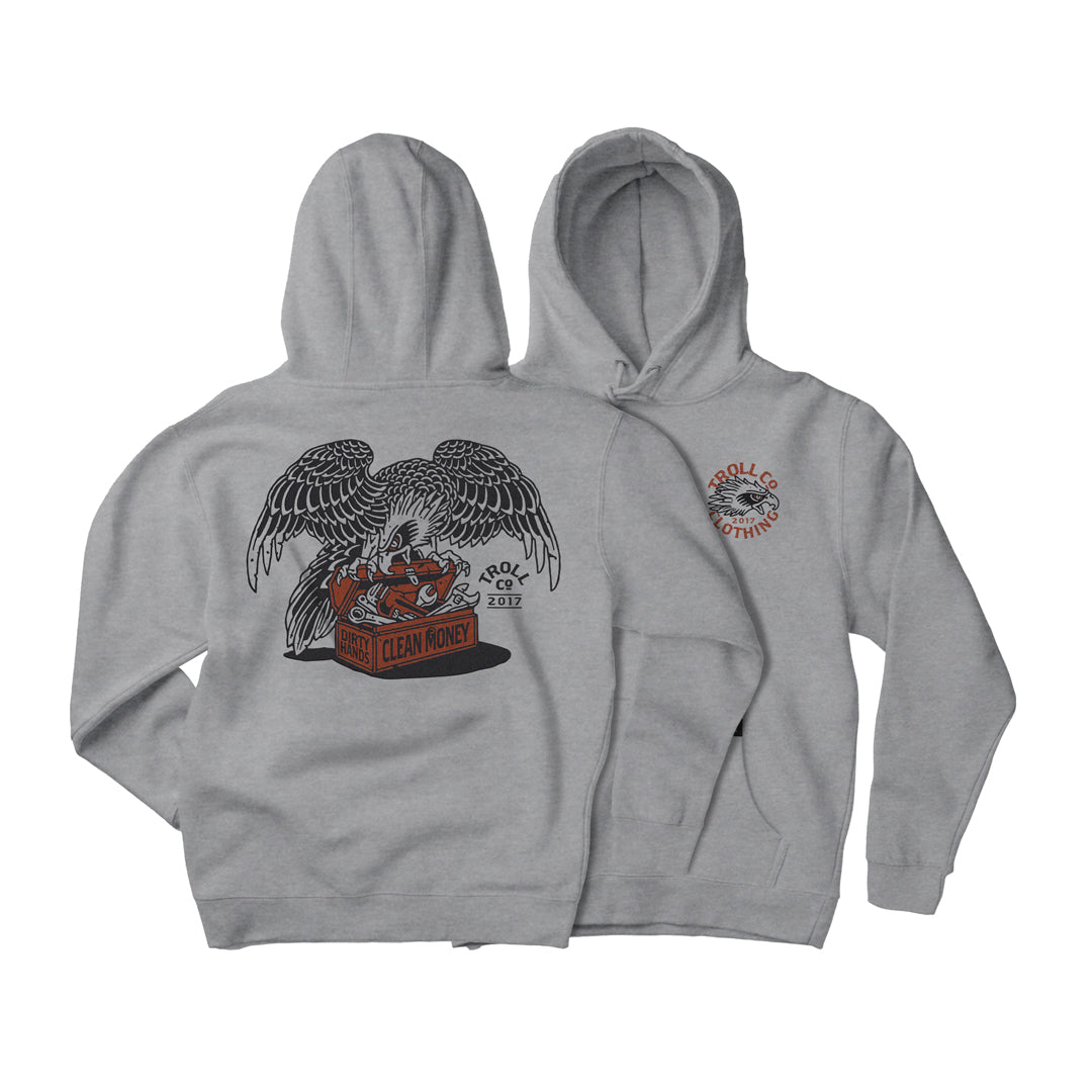 Men's DHCM Eagle Eye Hoodie | Color: Gray Heather