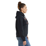 Women's DHCM Longhorn Hoodie | Color: Black