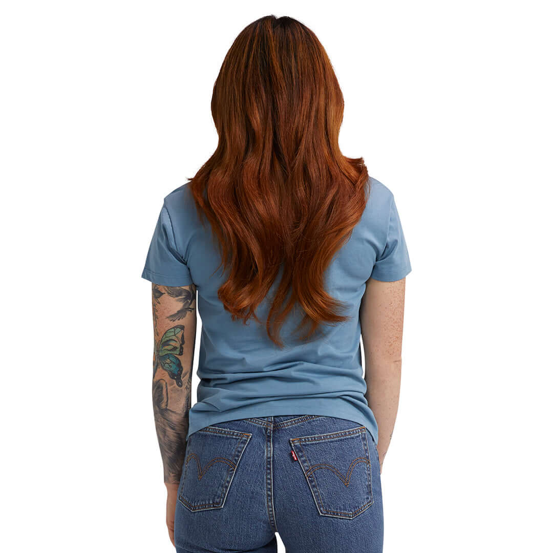 Women's Red Rosie T-Shirt | Color: Slate Blue