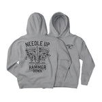 Men's Hammer Twins Hoodie - Color: Gray Heather