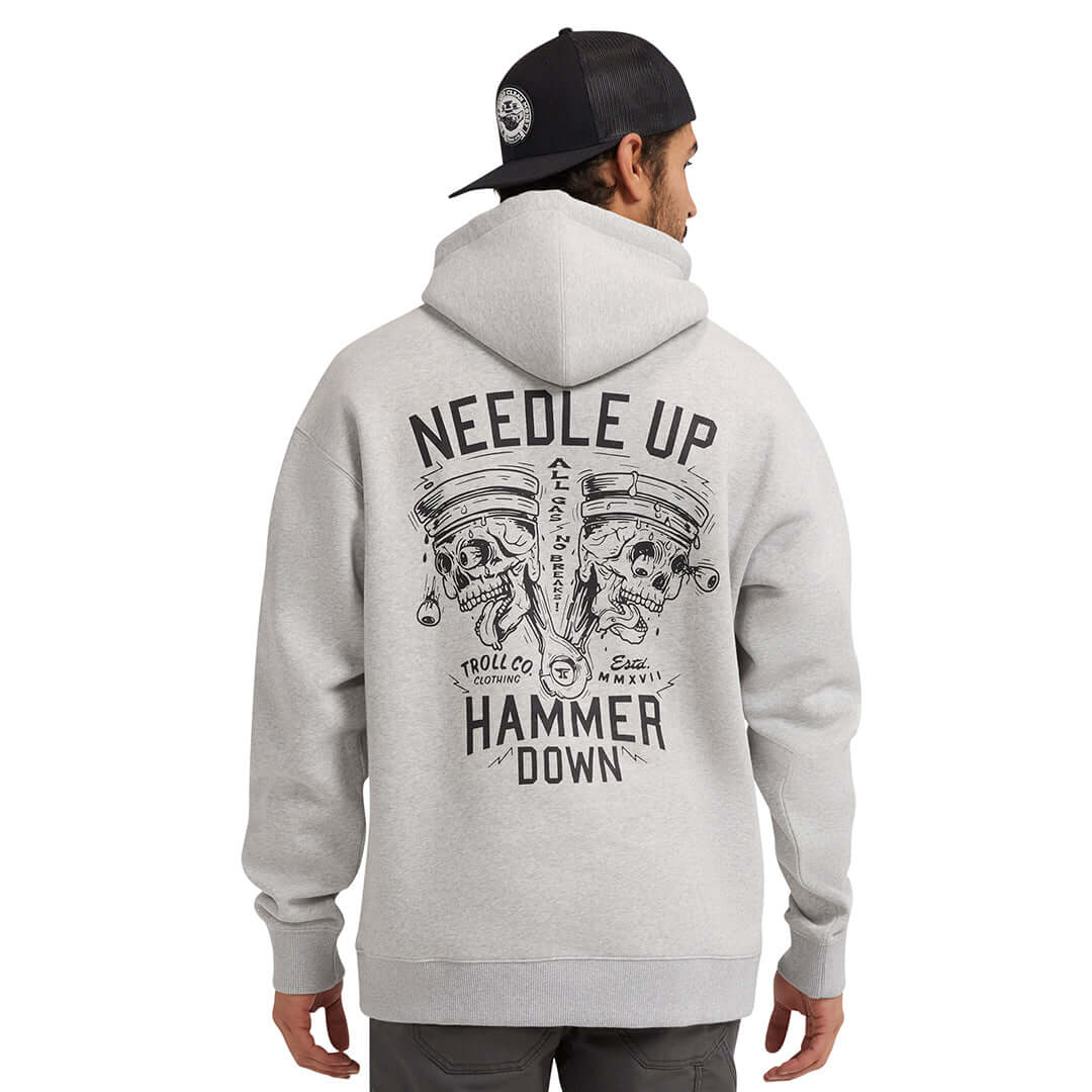 Men's Hammer Twins Hoodie | Color: Gray Heather