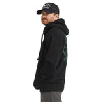 Men's NOLAW Broken Clover Hoodie | Color: Black