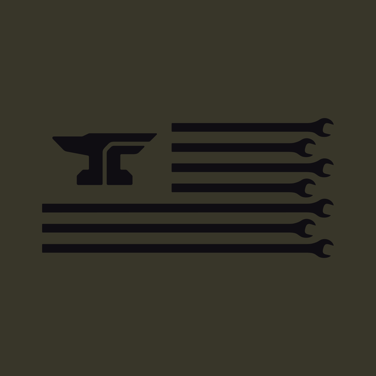 Men's Anvil Flagship Hoodie - Color: Military Green