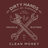 Men's DHCM Twisting Wrenches T-Shirt | Color: Port