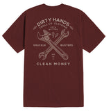 Men's DHCM Twisting Wrenches T-Shirt | Color: Port