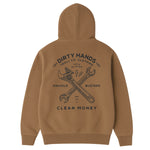 Men's DHCM Twisting Wrenches Hoodie | Color: Dark Tan